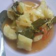 Singkong Kuah Asam Pedas