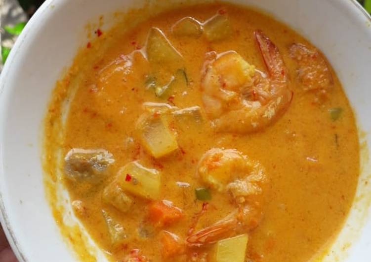 Resep Udang Kuah Santan Oleh Erlin Abdullah Cookpad