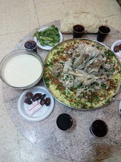 صورة لوصفة منسف لحمه