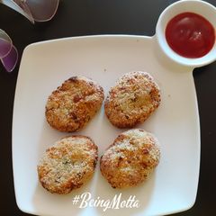 A picture of Airfried Paneer Cutlets.