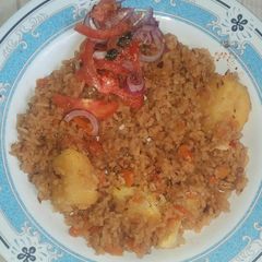 A picture of Plain pilau.