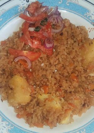 A picture of Plain pilau.