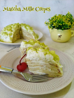 Foto resep Matcha Mille Crepes 🍒