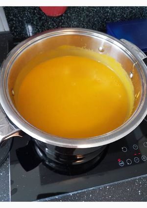 Sütőtök krémleves (Hokkaido tökből) recept fotója