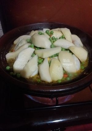 صورة لوصفة طاجين مغريبي بالخضر