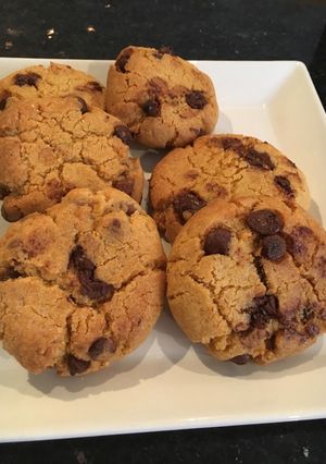 Una foto de Galletas con chispas de chocolate