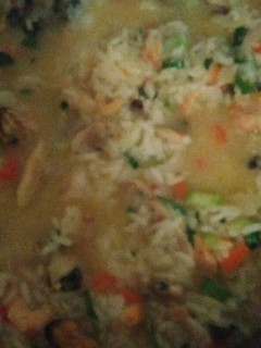 Una foto de Paella de Mariscos