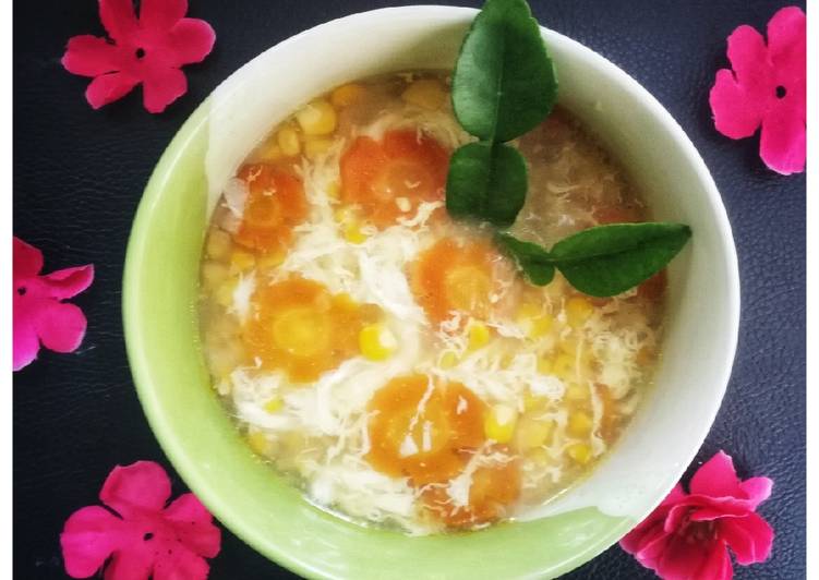 Resep Sup Jagung Telur #5resepterbaruku yang Lezat