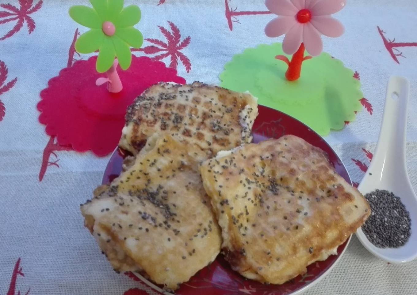 Tortitas de obleas! Desayuno fácil!