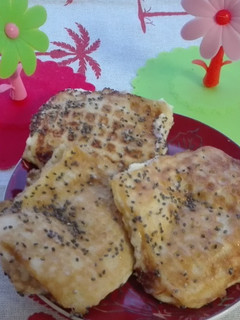 Una foto de Tortitas de obleas! Desayuno fácil!