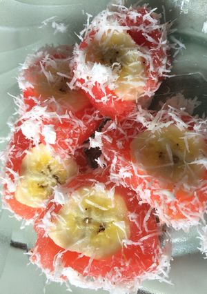 Foto resep Singkong parut gulung isi pisang