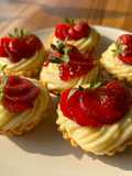 Pie vla strawberry