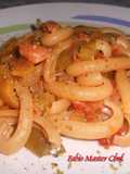 Spaccatelle con Salmone Affumicato, Pomodorini e Granella di Pistacchio di Bronte