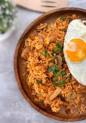 Foto resep Kimchi Bokkeumbap - Nasi goreng kimchi