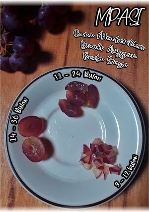 Foto resep MPASI Cara Memberikan Buah Anggur Pada Bayi