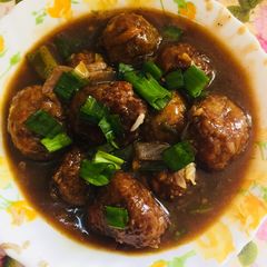 Veg.manchurian gravy A picture of Veg.manchurian gravy.