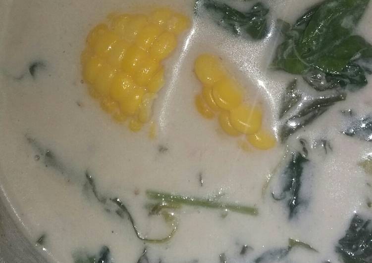 Resep Bobor Bayam dan jagung Muda, Lezat