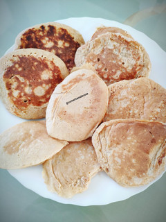 Una foto de Tortitas de plátano