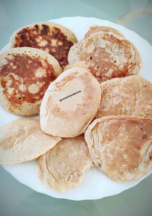 Una foto de Tortitas de plátano