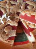Crostata con gelo di cocomero