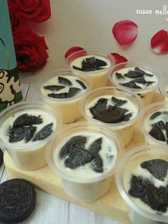 Foto resep Puding susu oreo