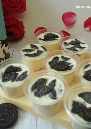 Foto resep Puding susu oreo