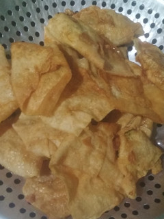 Foto resep Pangsit goreng isi tahu ayam