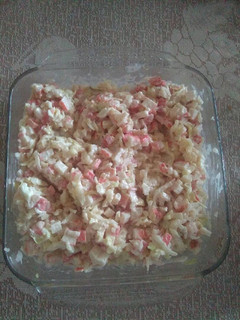 Una foto de Ensalada de surimi🍲