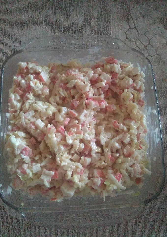 Una foto de Ensalada de surimi🍲