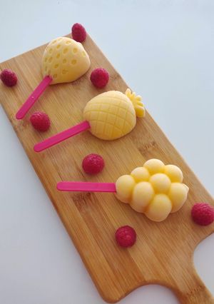 Une photo de Glace à la mangue