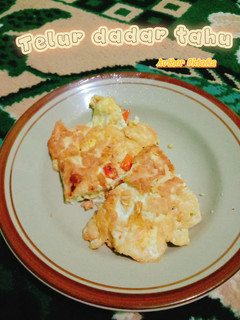 Foto resep Telur dadar tahu