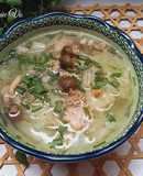 Canh cải thảo nấu nấm