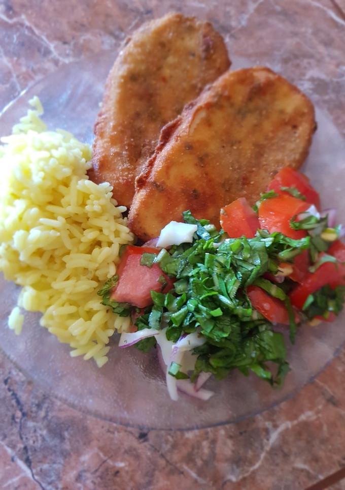 Una foto de Milanesas de Berenjenas !!! 🍆🍆#fácil #rápidas #ricas