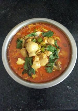 मावा मटर मशरुम (Mawa mater mushroom recipe in hindi) रेसिपी मुख्य फोटो