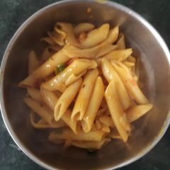 Spicy pasta A picture of Spicy pasta.