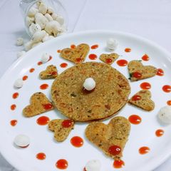 A picture of Lotus Seeds Paratha.