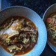 Burballes con pollo y costillas