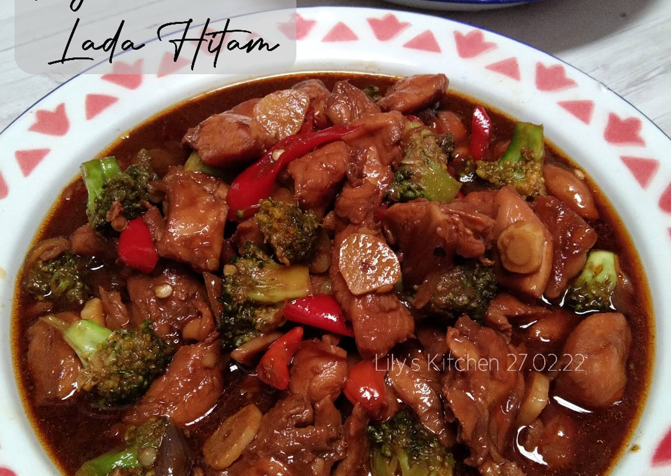 509.Ayam Brokoli Lada Hitam