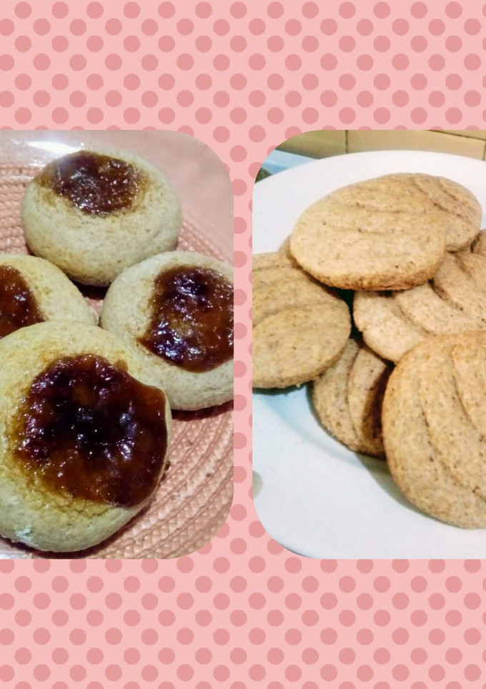 Una foto de Pepas y galletitas de harina integral