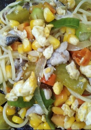 Foto resep [lunchbox] Pasta tuna sayur