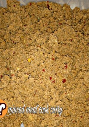 Gambar Minced meat cook curry✨