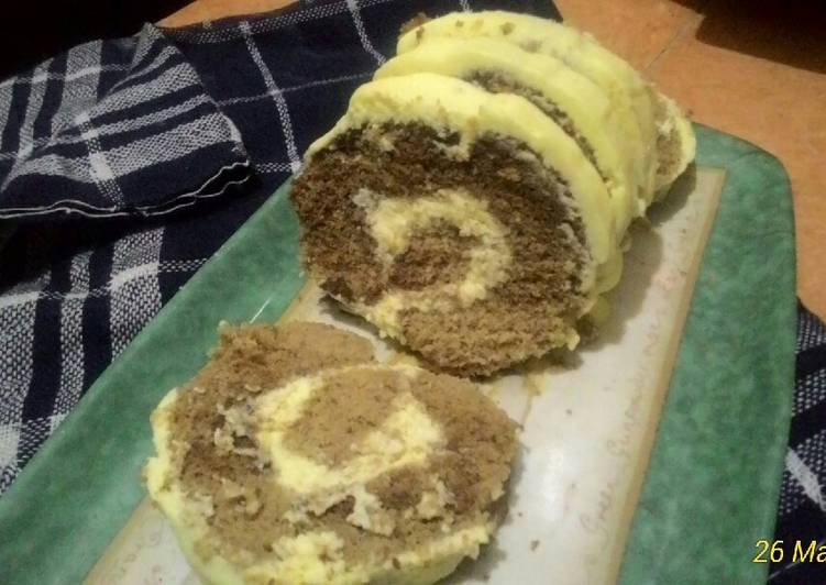 Bolu Gulung Yogurt Resep Roll Cake Youghurt Keto Oleh