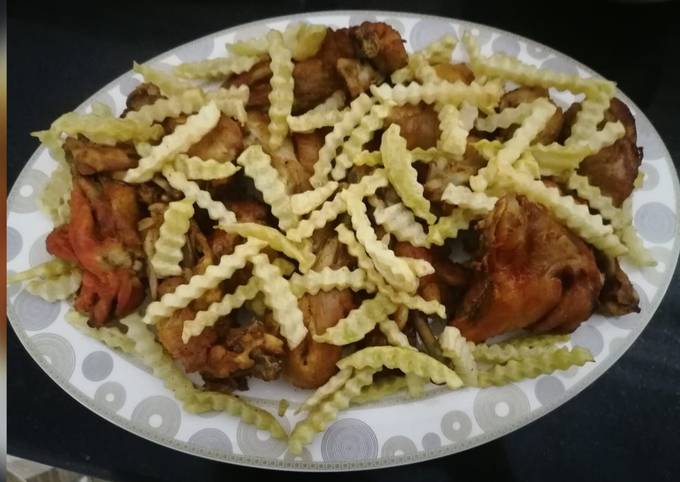Recipe of Delicious Chicken tandoori with few spices😍😋