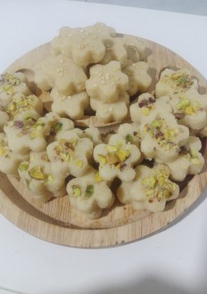 عکسی از دستور شیرینی بهشتی قالبی
