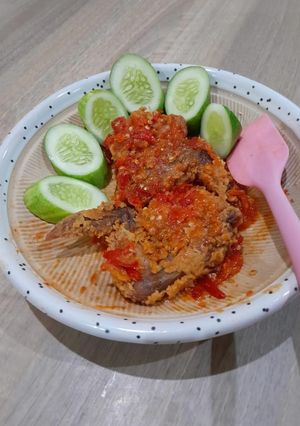 Foto resep Sambal ayam geprek Paling Gurih