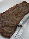 Striploin steak by air fryer