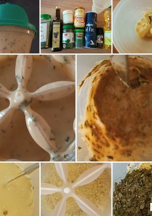 Une photo de Sauce salade au yaourt