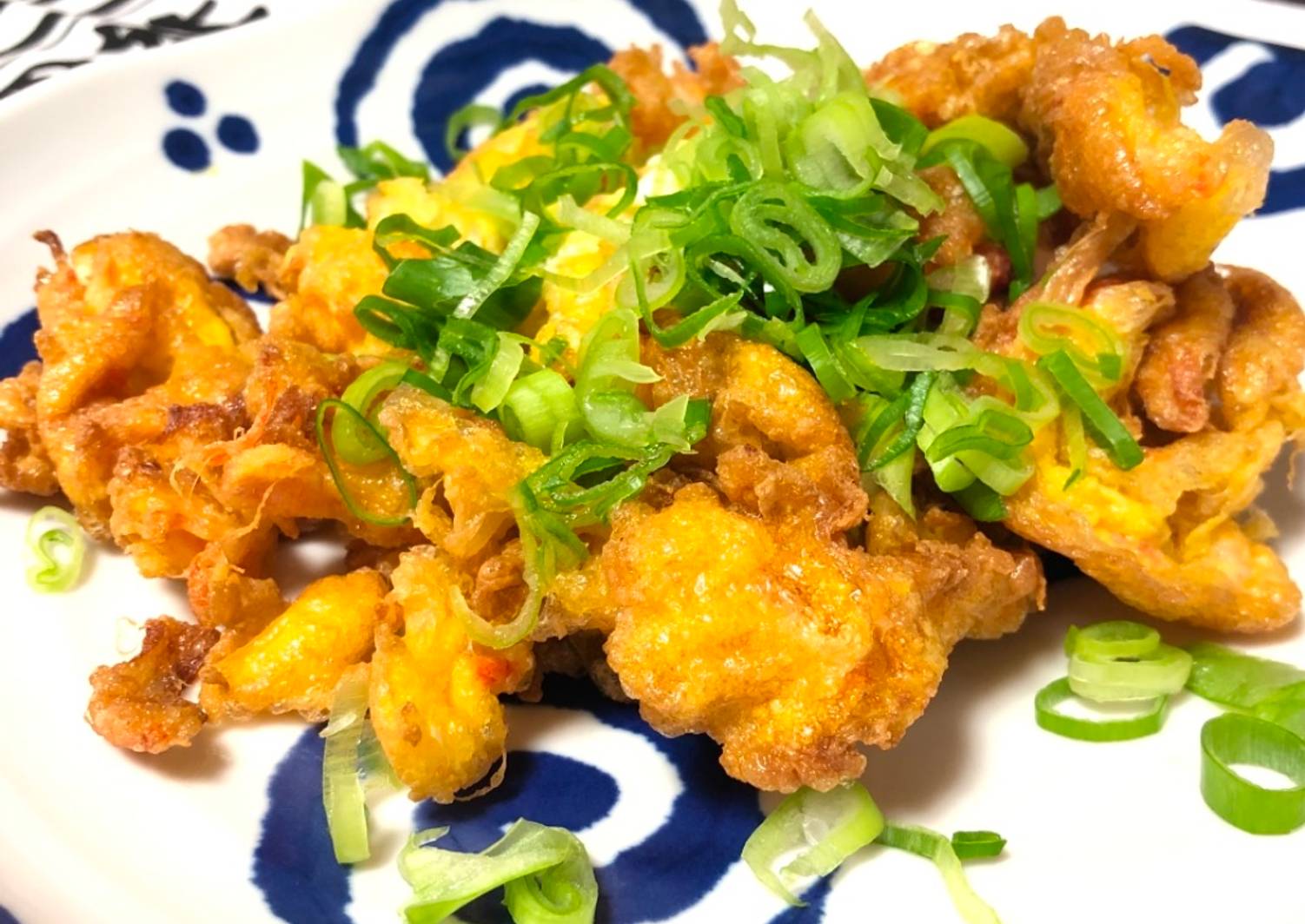 Deep Fried Egg with Crab sticks Recipe by Aunty Eiko's international