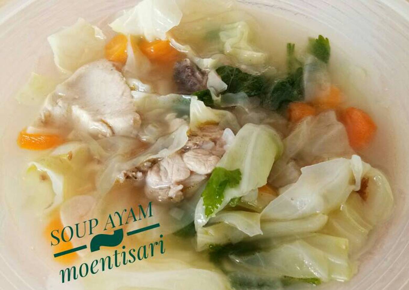 Sop ayam sederhana