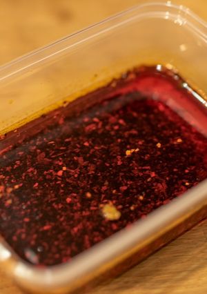 A picture of Chinese Chili Oil.